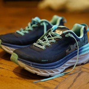 HOKA ONE ONE Dark Blue Bondi 5 Running Shoes